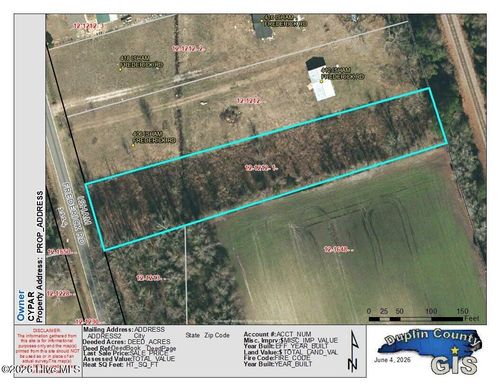Lot 1 Isham Frederick Road, Magnolia, NC, 28453 | Card Image