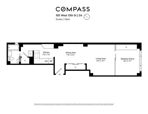 2a-105 W 13th St, New York, NY, 10011-7838 | Card Image