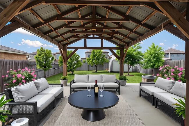 This amazing pergola has room to relax and take in gorgeous Texas sunsets- digitally staged to show the possibilities! | Image 6
