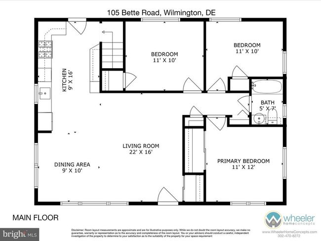 105 Bette Rd, House other with 3 bedrooms, 2 bathrooms and null parking in WILMINGTON DE | Image 30