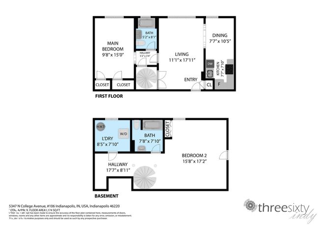 APT-106 - 5347 N College Ave, Condo with 2 bedrooms, 2 bathrooms and null parking in Indianapolis IN | Image 23