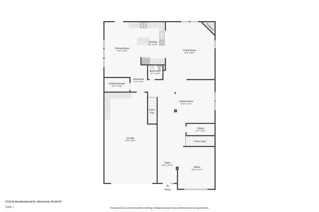 3132 W Meadowbend Dr, House other with 4 bedrooms, 3 bathrooms and null parking in Monrovia IN | Image 76