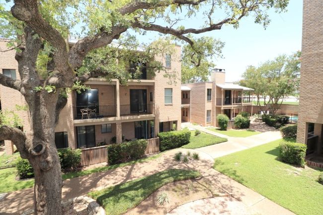 An open view of the community courtyard from the Primary Balcony. | Image 32