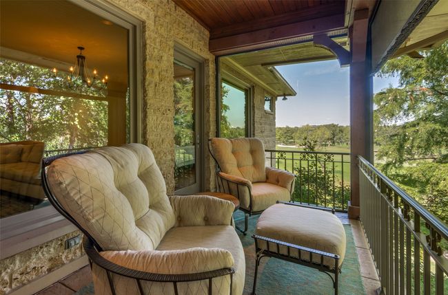 Private back Patio/Balcony overlooks golf course | Image 34