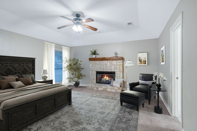 Virtually staged primary suite | Image 24