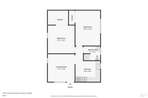 b-735 Sir Francis Drake Blvd, San Anselmo, CA, 94960-1911 | Card Image