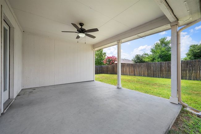 Covered backyard patio | Image 22