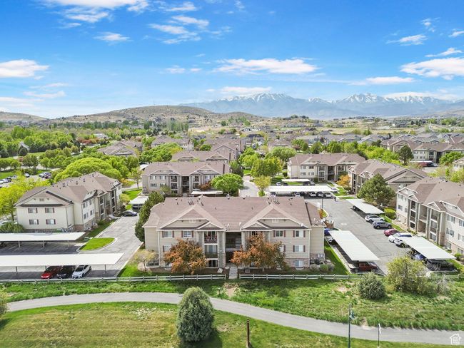 Aerial view of residential area with a mountainous background | Image 29