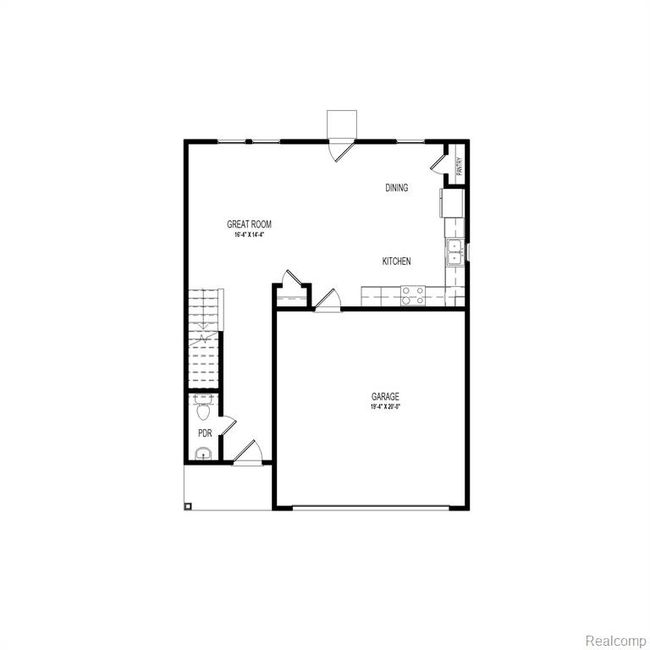 1602 2-Car - Floor Plan - BROCHURE - GRP1-ELEV A-1ST FLOOR PLAN.jpg | Image 2