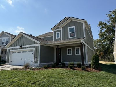 Move in and enjoy the holidays in this beautiful Ashland plan in Bear Creek. Similar to our community's decorated model home. Bear Creek Overlook is Drees Home flagship community in north Columbia offering a pool, clubhouse, playground and dog park. | Image 1