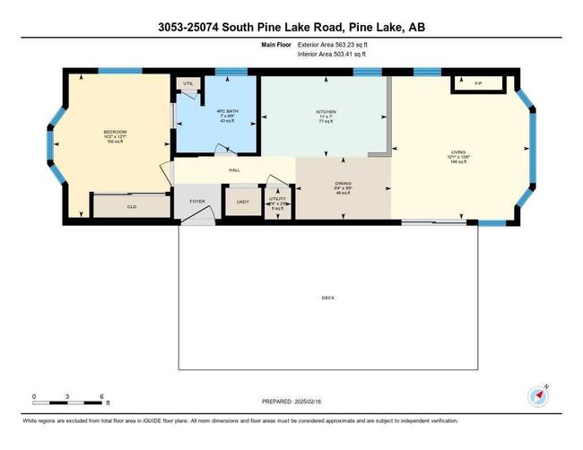 3053 - 25074 S Pine Lake Rd, Home with 1 bedrooms, 1 bathrooms and 2 parking in Red Deer County AB | Image 38
