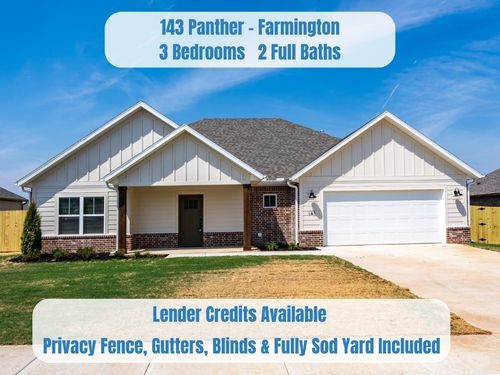 143 N Panther Ave, Farmington, AR, 72730-4038 | Card Image