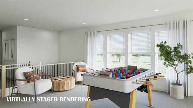Tons of family fun to be had in this wonderful, light filled game room! VIRTUALLY STAGED RENDERING | Image 13