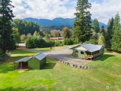 Open sunny location with views of the Olympic Mtns and Little Quilcene River! | Image 1