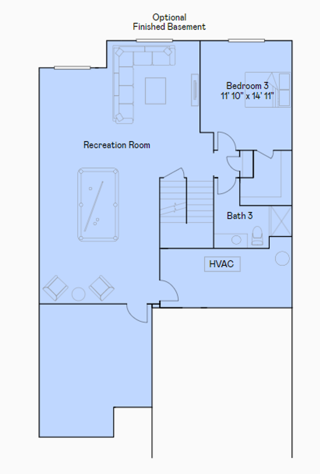 Aster finished basement floorplan. | Image 20