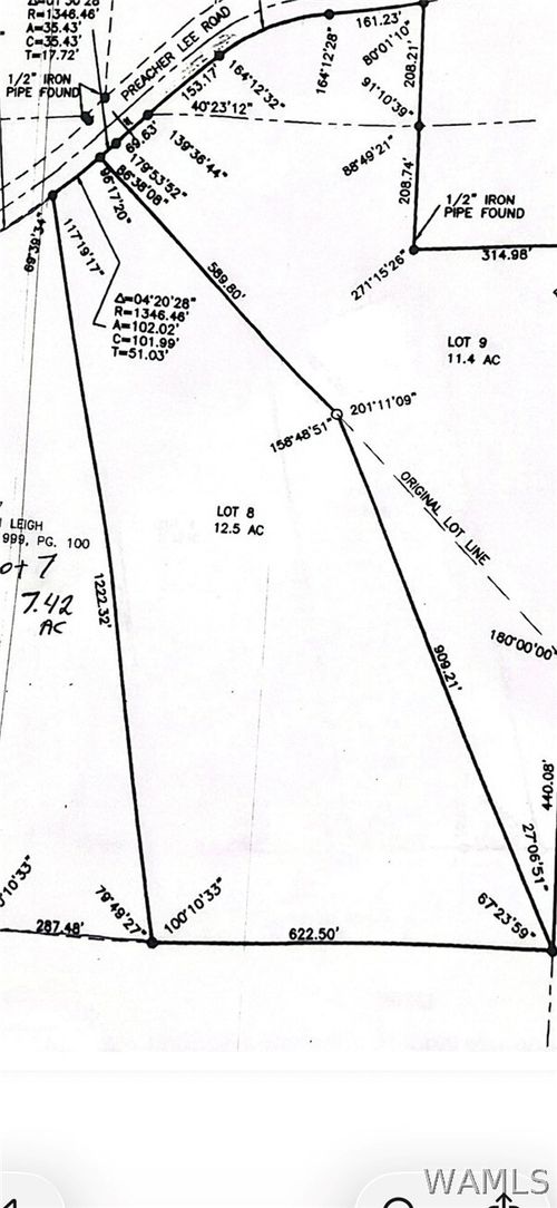 Lot 8 Preacher Lee Rd, Coker, AL, 35452 | Card Image