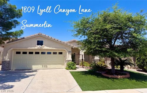 1809 Lyell Canyon Ln, Las Vegas, NV, 89134-6430 | Card Image