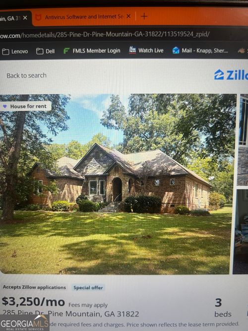 285 Pine Dr, Pine Mountain, GA, 31822-2337 | Card Image