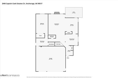 2940 Captain Cook Estates Cir, Anchorage, AK, 99517-1972 | Card Image