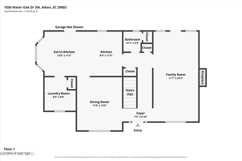 1036 Water Oak Dr Sw, Aiken, SC, 29803-5793 | Card Image