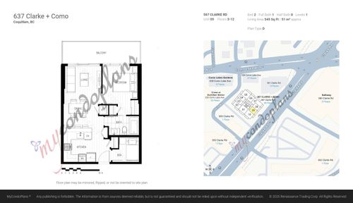 909-567 Clarke Rd, Coquitlam, BC, V3J0K7 | Card Image