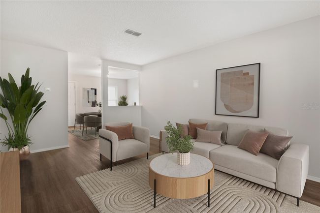 Virtually staged living room | Image 11