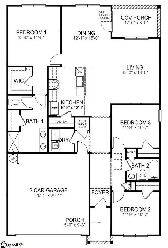 LOT-0066 - 1637 Martingale Way, House other with 3 bedrooms, 2 bathrooms and 2 parking in Roebuck SC | Image 4