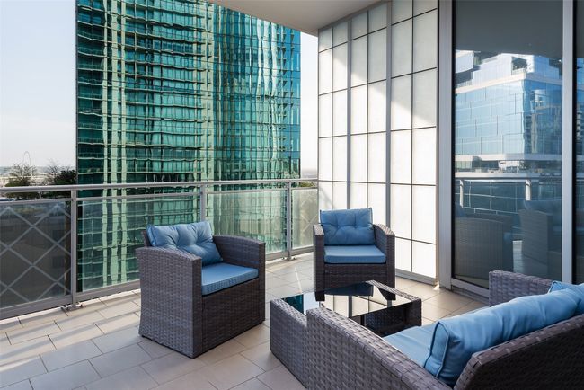 Balcony off guest suite has western view. | Image 21