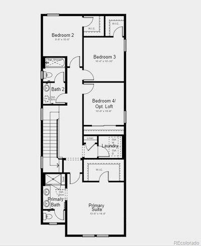 Structural options include: concrete patio slab, built in appliance package (1), door to primary bathroom, additional sink at bath 2. | Image 3