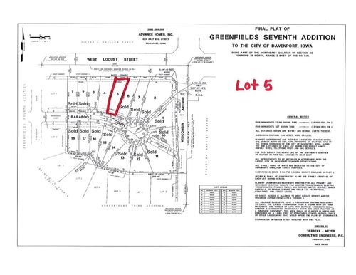 Lot 5 Baraboo Ct, Davenport, IA, 52804 | Card Image