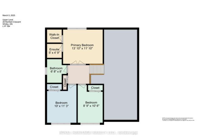 28 Renfield Cres, House other with 3 bedrooms, 3 bathrooms and 2 parking in Whitby ON | Image 31