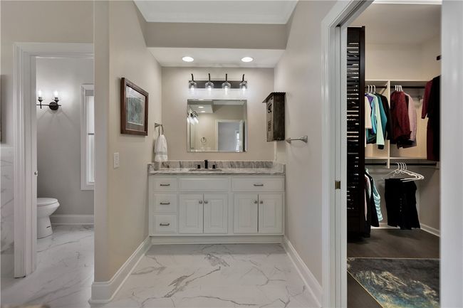 One of two vanities in the primary bathroom. | Image 29