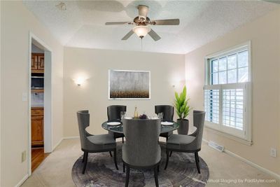 Virtually Staged Dining Room | Image 3