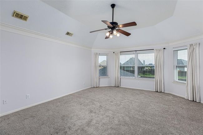 The primary bedroom, along with all of upstairs, now showcases brand new carpet!! | Image 22