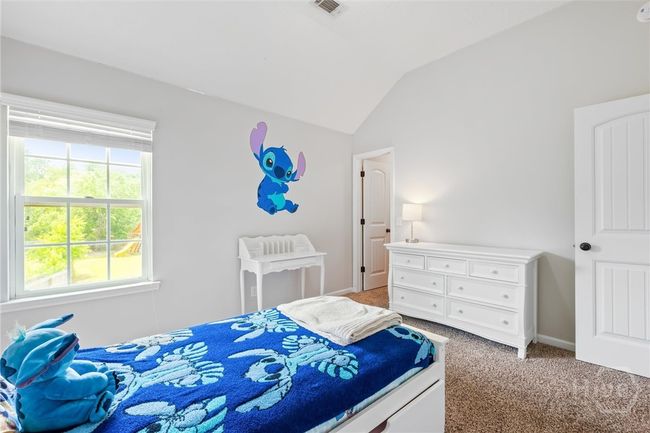 Vaulted ceiling and walk-in closet. | Image 33