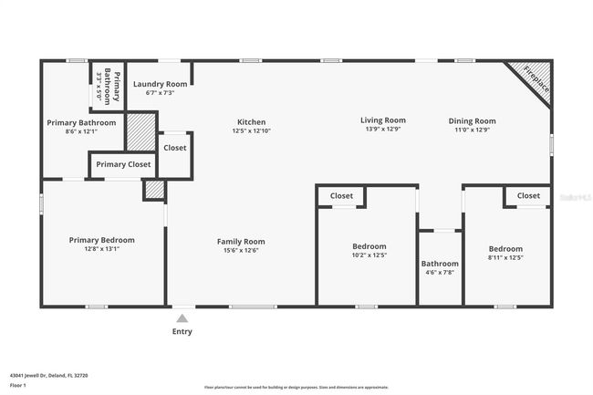 43041 Jewell Dr, House other with 3 bedrooms, 2 bathrooms and null parking in DELAND FL | Image 38