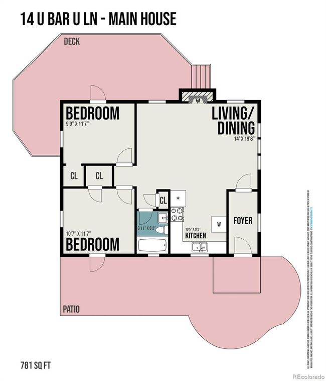 14 U Bar U Ln, House other with 2 bedrooms, 1 bathrooms and 2 parking in Bellvue CO | Image 19