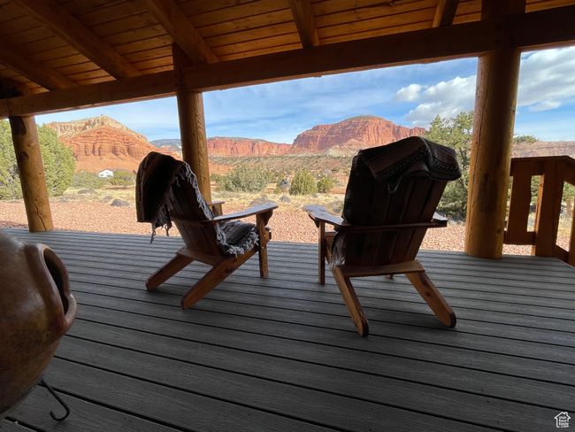Wooden terrace with a mountain view | Image 103