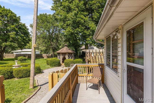 Wooden deck featuring a gazebo | Image 5