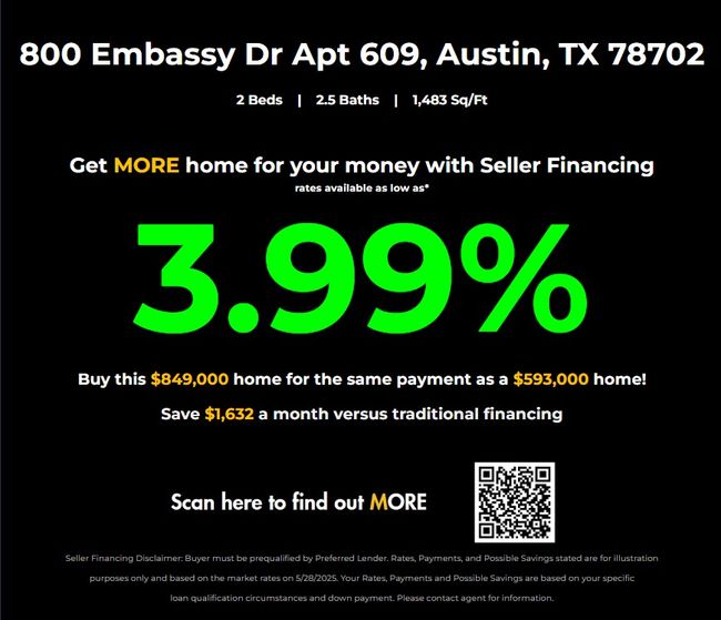 APT-609 - 800 Embassy Dr, Condo with 2 bedrooms, 3 bathrooms and 2 parking in Austin TX | Image 31