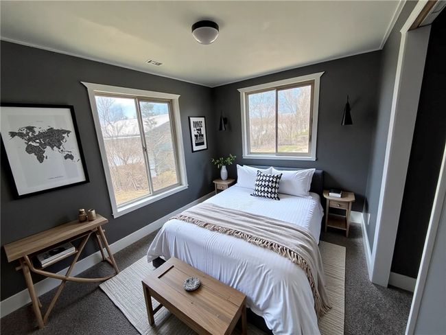 Bedroom #1-The furnishings and decor shown have been virtually staged. | Image 8