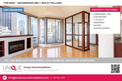 1701-1228 W Hastings St, Vancouver, BC, V6E4S6 | Card Image