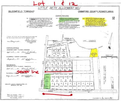 Lot 1 & 12 Danner Drive, Home with 0 bedrooms, 0 bathrooms and null parking in Canadohta Lake PA | Image 1