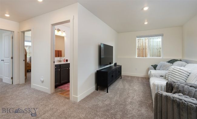 Lower level media space, two bedrooms and full bath | Image 24