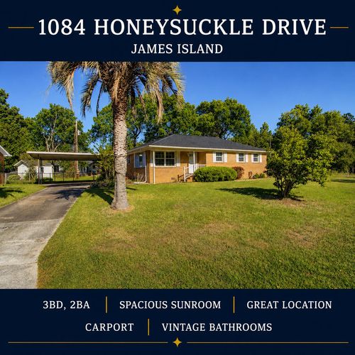 1084 Honeysuckle Ln, Charleston, SC, 29412-9712 | Card Image