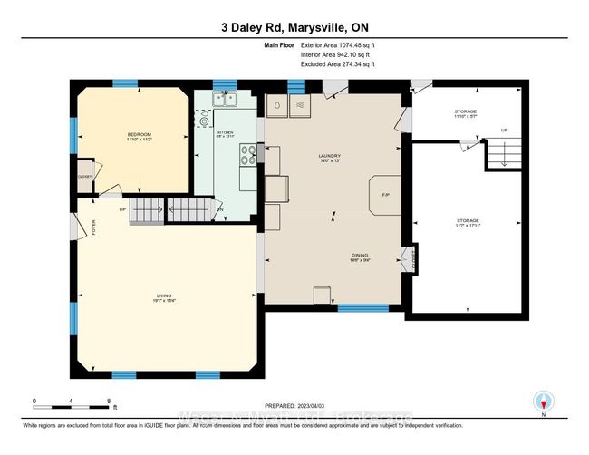 3 Daley Rd, Home with 4 bedrooms, 1 bathrooms and 8 parking in Tyen ON | Image 36