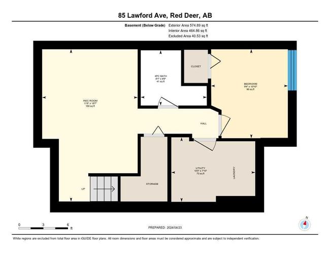 85 Lawford Avenue, Home with 4 bedrooms, 2 bathrooms and 2 parking in Red Deer AB | Image 49