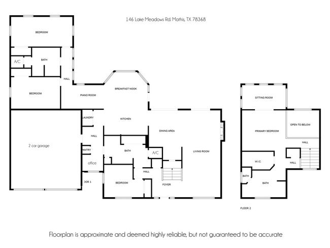 146 Lake Meadows Rd, House other with 4 bedrooms, 3 bathrooms and null parking in Mathis TX | Image 4