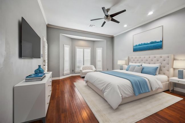 Virtually staged primary owners suite. | Image 25