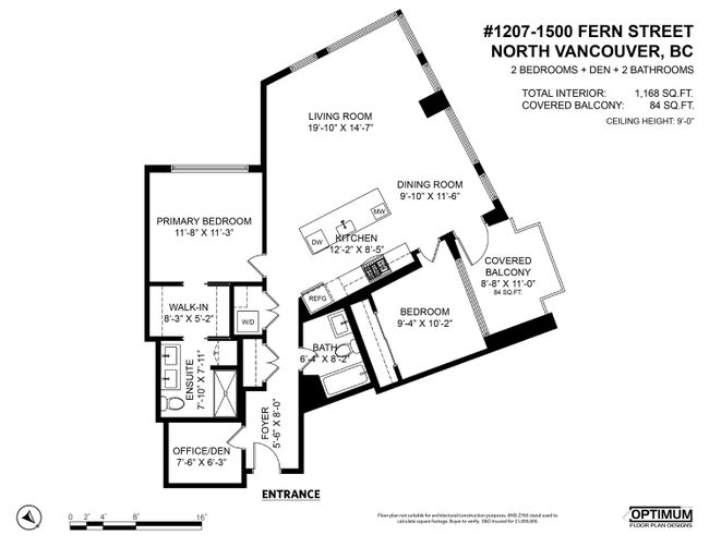 1207 - 1500 Fern Street, Condo with 2 bedrooms, 2 bathrooms and 1 parking in North Vancouver BC | Image 40